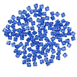 Бусины ромбовидные акрил, 8 мм, 25 гр. Астра (30 синий)