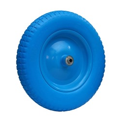 Колесо полиуретановое, d = 360 мм, ступица: диаметр 16 мм, длина 80 мм