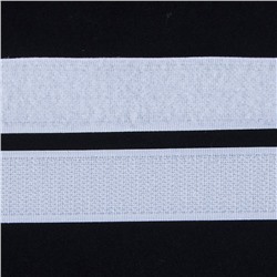 Лента-липучка 25 мм 1 м цвет белый