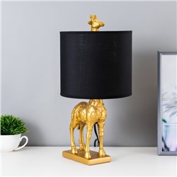 Настольная лампа "Жираф" E27 40Вт золото 20х23х42 см RISALUX