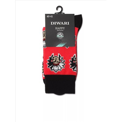 DiWaRi Хлопковые носки HAPPY с рисунком «Индейцы»