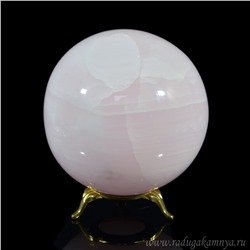 Шар из камня оникс розовый (диаметр 100мм)