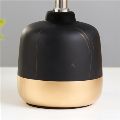 Настольная лампа "Агас" E14 40Вт черный-золото 20х20х31 см RISALUX