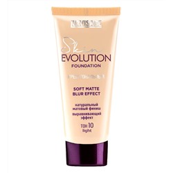LUXVISAGE Крем тональный Skin EVOLUTION soft matte blur effect  т.10 Light (4)