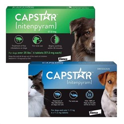 Capstar Flohbehandlungstabletten für Katzen und Hunde
