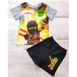 Костюм для мальчика (футболка+шорты) УЗБЕКИСТАН (2-3-4-5)