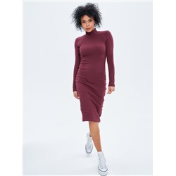 Женское платье бордового цвета (234901774)