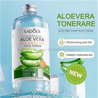 Тонер Sadoer Aloe Vera Toner 500ml