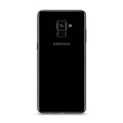Силиконовый чехол без принта на Samsung Galaxy A8 Plus 2018
