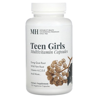 Michael's Naturopathic Мультивитамин для девочек-подростков - 120 вегетарианских капсул - Michael's Naturopathic