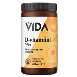 Vida D витамин 50 мкг 200 капсул