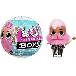 L.O.L. Surprise! Boys Series 5 Collectible Boy Doll with 7 Surprises, Reveal Hidden Flocked Hair, Accessories, Gift for Kids, Toys for Girls Boys Ages 4 5 6 7+ Years Old (Styles May Vary)