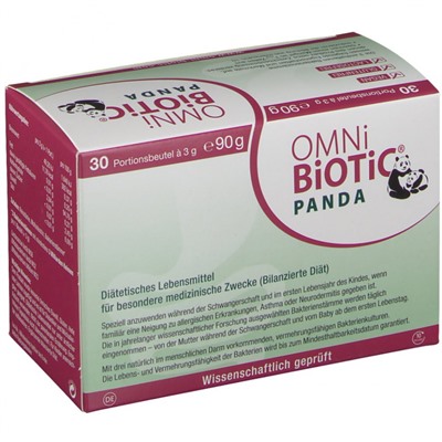 OMNi-BiOTiC Panda Омни-биотик Панда Пробиотик для беременных женщин и детей с рождения, 30X3 г