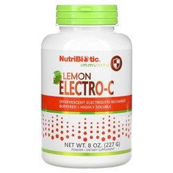 NutriBiotic Immunity, Лимонный Электро-C, 8 унций (227 г)