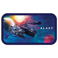 Пенал 2 отделения, 190*110 ArtSpace "Galaxy", ламинированный картон, софт-тач