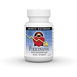 Source Natruals Policosanol with Coenzyme Q10, 10 Mg - 30 Tablets