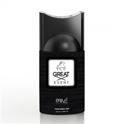 Парфюмированный дезодорант мужской Prive Parfums Great Event 250мл