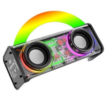 Беспроводная светомузыкальная колонка V8 RGB BT5.3 dual 10W speaker оптом