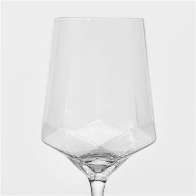 Набор бокалов из стекла для вина Magistro «Дарио», 500 мл, 10×25 см, 6 шт, цвет прозрачный