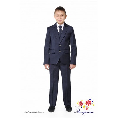 Школьный костюм тройка для мальчика 197-12