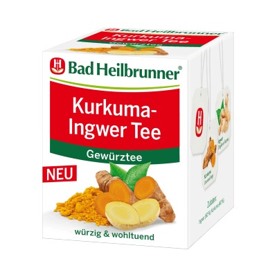Bad Heilbrunner Kurkuma-Ingwer Tee Чай с имбирем и куркумой