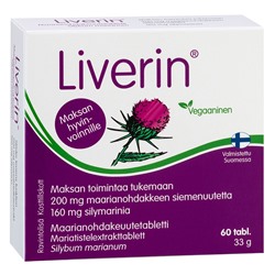 Liverin для поддержки печени 60 таблеток