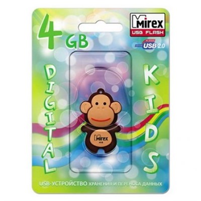 4Gb Mirex Monkey Brown (13600-KIDMKB04)
