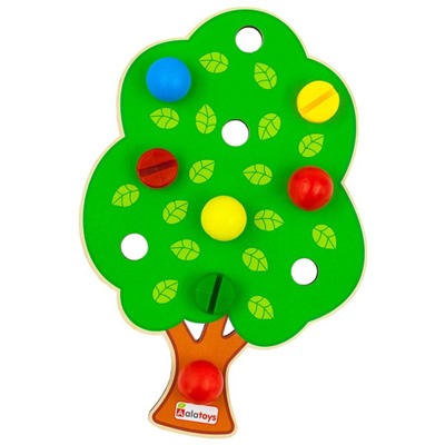 Сортер Alatoys с пинцетом «Дерево»