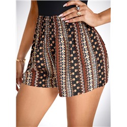 SHEIN Tall Shorts mit weitem Beinschnitt Geo