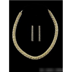 арт. 1417106 Комплект женский: ожерелье и серьги