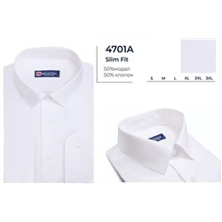 4701A** Рубашка мужская приталенная модал Brostem