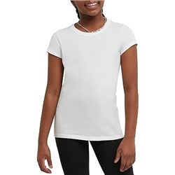 Hanes Girls’ Cotton T-Shirts, Essential Girls’ Tees, Cotton Shirts for Girls, 2-Pack