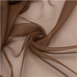 Ткань на отрез Вуаль 280 см цвет 20 коричневый