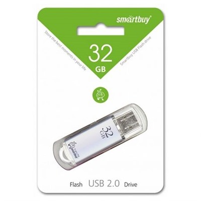 32Gb SmartBuy V-Cut Silver (SB32GBVC-S)