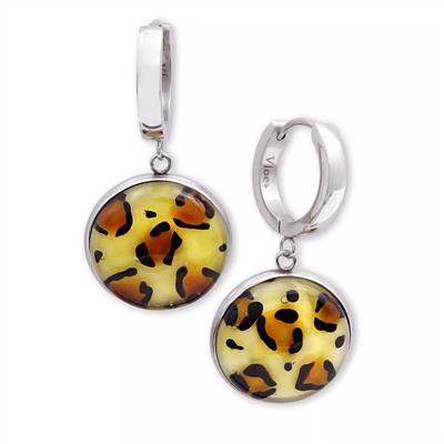 Серьги из муранского стекла LEOPARD LS3134