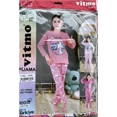 33130-1 Пижама для девочек Vitmo