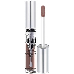 Тени для век жидкие матовые "Matt tint waterproof 12H" тон 110 DARK CHOCOLATE Luxvisage