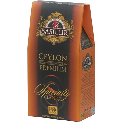 BASILUR. Избранная классика. Сeylon Premium 100 гр. карт.пачка