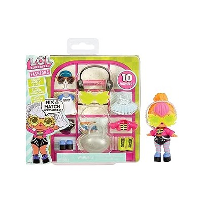 L.O.L. Surprise! Fashion Packs Music Party Style - 6 Unique Styles Each (3) Outfits, (2) Pairs of Shoes, (4) Accessories - Mix and Match Styles to Create Tons of New Looks - Gift for Girls Age 4+