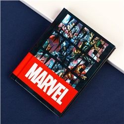 Блокнот А7 "MARVEL", 64 листа, в твёрдой обложке, Мстители