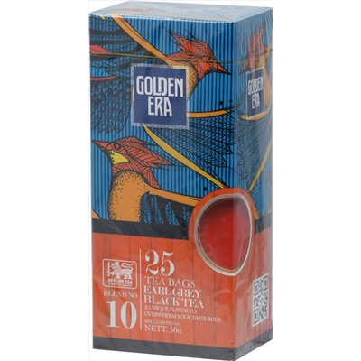 GOLDEN ERA. Earl Grey карт.пачка, 25 пак.