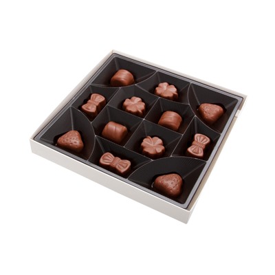 Набор шоколадных конфет Only с веселым пазлом ( красный ) 120 гр