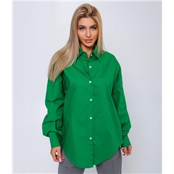 Рубашка #КТ31607, зеленый