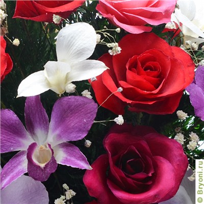 Композиция из роз и орхидей (арт. BBM1)