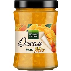 Джем Экзо Mix облепиха/лимон/апельсин/мандарин/манго с кусочками САВА 280г