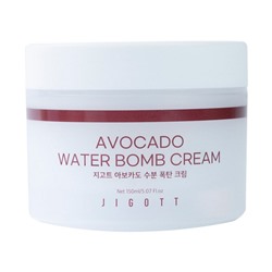 Jigott Крем для лица увлажняющий с экстрактом авокадо / Avocado Water Bomb Cream, 150 мл