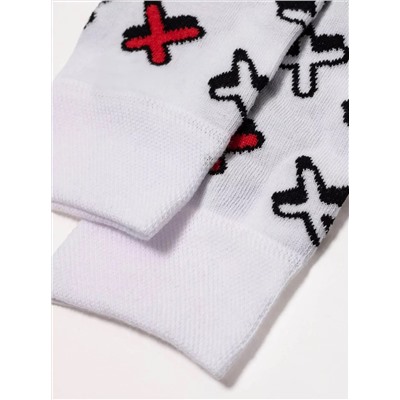 DiWaRi Хлопковые носки HAPPY с рисунком «Крестики»