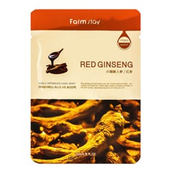 МАСКА ТКАНЕВАЯ ДЛЯ ЛИЦА С ЭКСТРАКТОМ КРАСНОГО ЖЕНЬШЕНЯ VISIBLE DIFFERENCE MASK SHEET RED GINSENG,23м