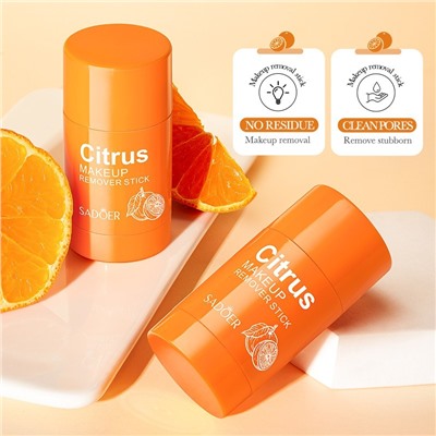 SADOER  Стик для снятия макияжа и очищения пор Citrus Makeup Remover Stick, 30 гр.