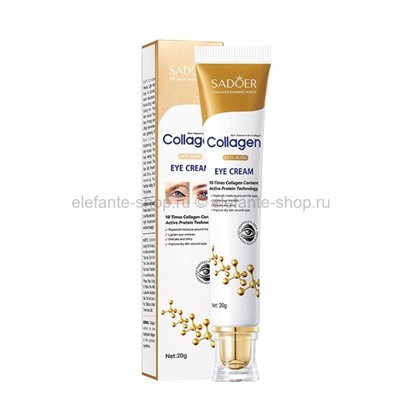 Крем для кожи вокруг глаз Sadoer Collagen Anti-Aging Eye Cream 20g